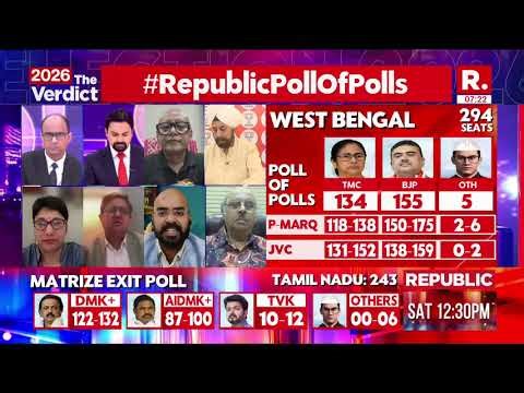 Poll of Polls Predicts Mamata Banerjee Ouster As BJP Set For Majority Mark In Bengal