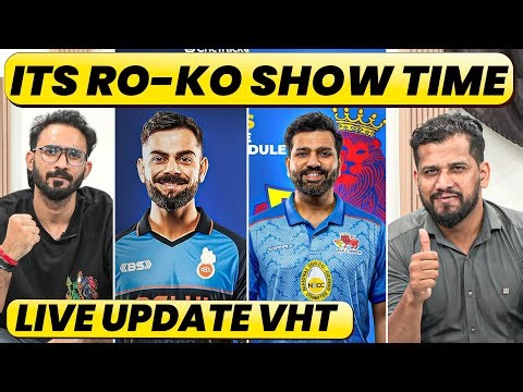 🔴Rohit 155, Virat 100* Live: ISHAN 33 BALL 100, SAKIBUL 32 BALL 100, SURYAVANSHI 190, SWASTIK 212