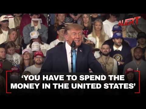 Trump Says Proposed $5,000 Payments Should Boost US Spending, Not Overseas Travel