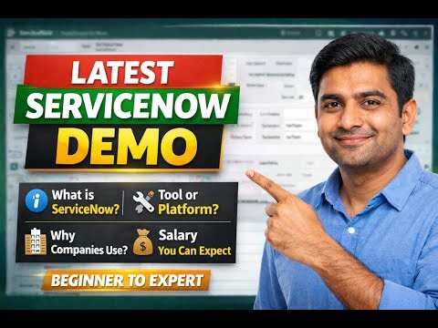 Latest ServiceNow Demo | End-to-End Use Case