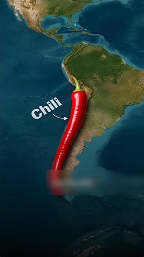 🇨🇱 Why Chile is so Long and So thin🌶️ | History and Geography of Chile #chile #chili #geography