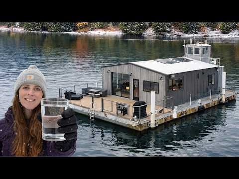 We Turned Lake Water into Drinking Water (Our Floating Home Is Finally Off-Grid)