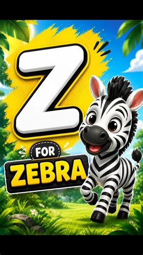 Z for Zebra 🦓 | ABCD Learning for Kids | Learn Letter Z | Kids Education Shorts #shorts #world