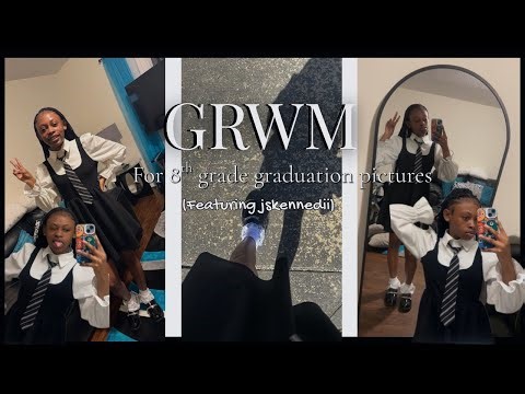 GRWM for…8TH GRADE GRADUATION PICTURES👩🏽‍🎓|| SHORT VID 3+🎥,SKINCARE🧖🏽‍♀️,OOTD🎀||watch till the end‼️