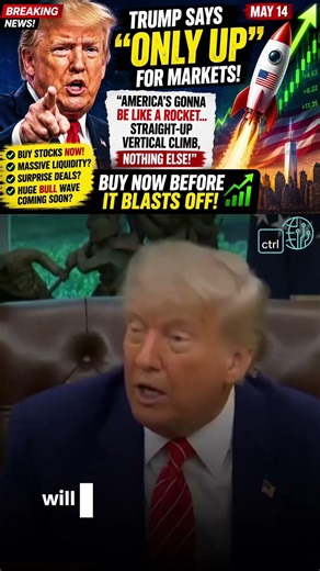 President Donald Trump is sending a bold message to investors ahead of May 14 — and Wall Street..