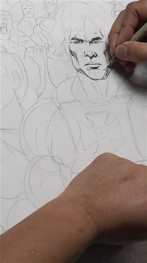 Drawing 500+ 80s CHARACTERS part 1: HE-MAN