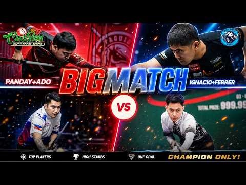 🔴BILLIARDS | PANDAY + ADO VS IGNACIO + FERRER | RACE 16