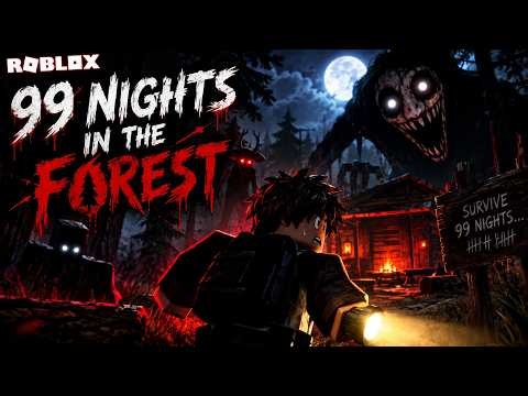 Playing 99 NIGHTS IN THE FOREST AFTER MONTHS IN ROBLOX!!!!!