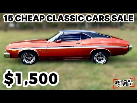 OMG! 15 Classic Cars for Sale CHEAP You WON'T Believe!!