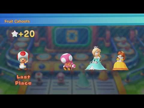 Mario Party 10 - Toad vs Toadette vs Rosalina vs Daisy - Whimsical Waters