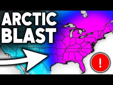 Models Show a MASSIVE 50 Degree Drop Upcoming... HUGE Arctic Blast