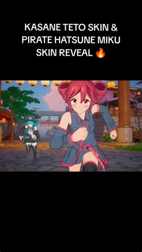 KASANE TETO SKIN & PIRATE HATSUNE MIKU SKIN REVEAL IN FORTNITE! 🔥 #fortnite #kasaneteto #hatsunemiku