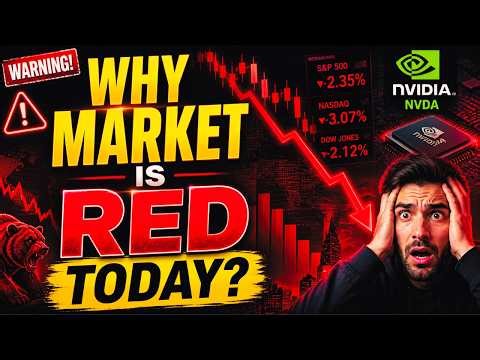 Why Stocks Are Falling Today 📉 NVDA (Nvidia) Warning Sign? | Investing tutorial | Nvidia Stock
