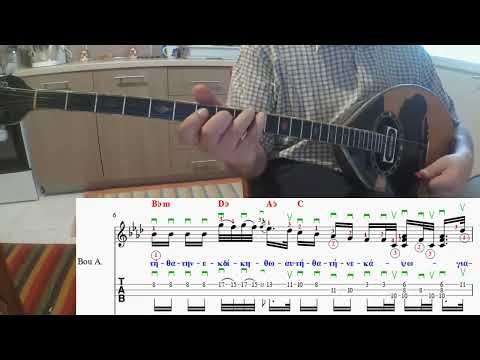 Τα νέα της Αλεξάνδρας (Κώστας Γιαννίδης 1963) Μάθημα στο τρίχορδο μπουζούκι Θανάσης Ζερλεντές