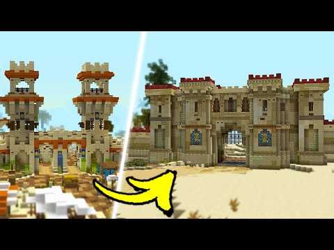Rebuilding my 10 year old Desert City in Minecraft