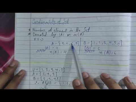 MAKAUT CSE AIML IT Discrete Mathematics Basic Sets Power Set Cardinality Symmetric Sets