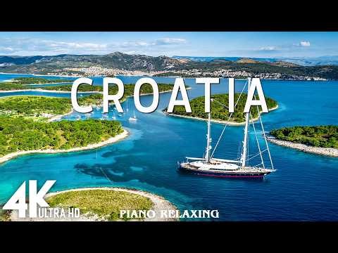 FLYING OVER CROATIA (4K UHD) – Turquoise Bays, Stone Towns & Mediterranean Beauty