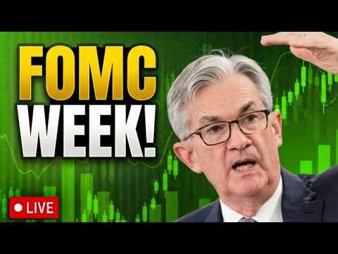🔴 LIVE DAY TRADING MARKET OPEN! MASSIVE WEEK - FOMC, POWELL, EARNINGS, OIL OVER $100