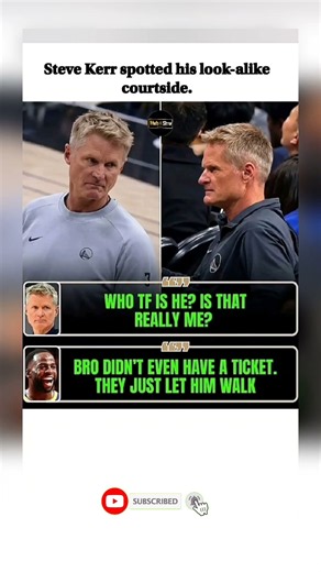 Draymond Green Roasts Steve Kerr’s Doppelgänger #shorts #anthonyedwards