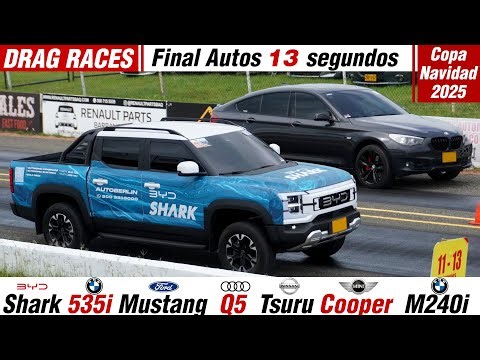 DRAG RACES 🔥 13-Second Car Final, Christmas Cup Drag Racing 1/4 Mile Barranquilla 2025