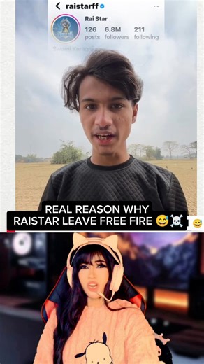 REAL REASON WHY RAISTAR LEAVE FREE FIRE COMMUNITY ☠️😅 WAIT FOR END #raistar #freefire #1vs1