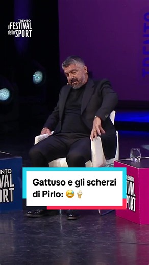 Gattuso e gli scherzi di Pirlo: “Mi ha sfinito per 10 anni…” 😅🍦 #gazzetta #ilfestivaldellosport #gattuso #pirlo #milan