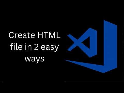 Create HTML File 2 Ways | Beginner Guide (VS Code + Manual)