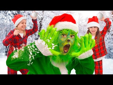 Eva and Friends in a Christmas story about Grinch