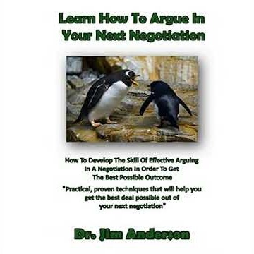 Learn How to Argue in Your Next Negotiation Audiobook by Jim Anderson