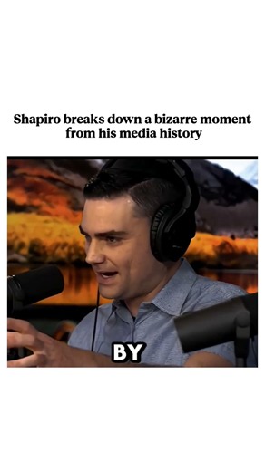 Shapiro breaks down a bizarre moment from his media history