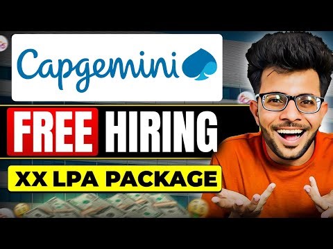 Capgemini Biggest Free Hiring [ Eligibility | Paper Pattern | Package | Syllabus ] ✅