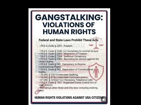 The Targeted Individual Program Is Much Worse Than Expected Due To Laws & Secrecy.