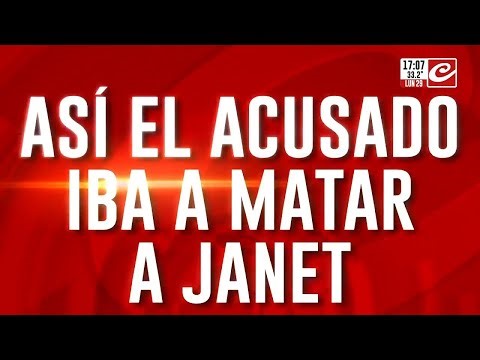 La degolló en la vía pública: así el acusado iba a matar a Janet
