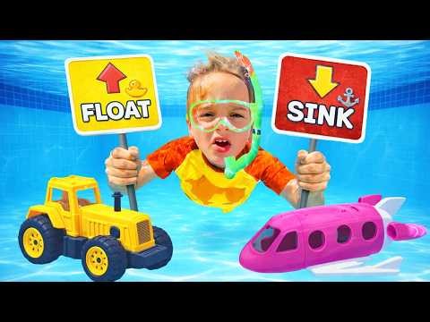 Kids Do SINK or FLOAT - Cool Science Experiments for kids