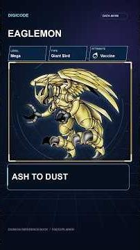 Eaglemon’s gold armor repels alien invaders | #0508