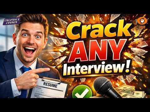 Crack Any Job Interview in 5 Steps: The Winning Formula | Creator’s Corner | DD News