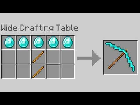 Minecraft, But Crafts Get Wider...