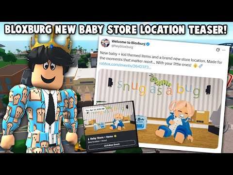 NEW BLOXBURG BABY STORE UPDATE COMING! NEW TOWN BUILDING LOCATION TEASER