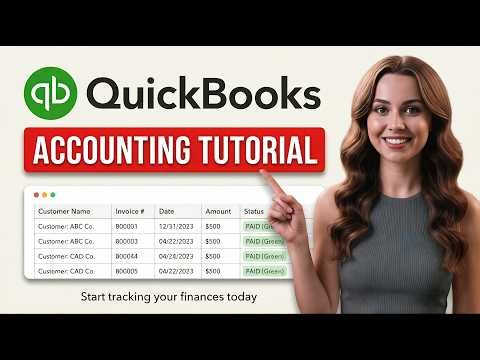 Quickbooks Accounting Tutorial For Beginners 2026 (Step-By-Step)
