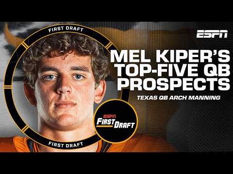 HISTORIC QB Draft Class?!👀 Mel Kiper's preseason lookahead [2027 NFL Draft] | First Draft🏈
