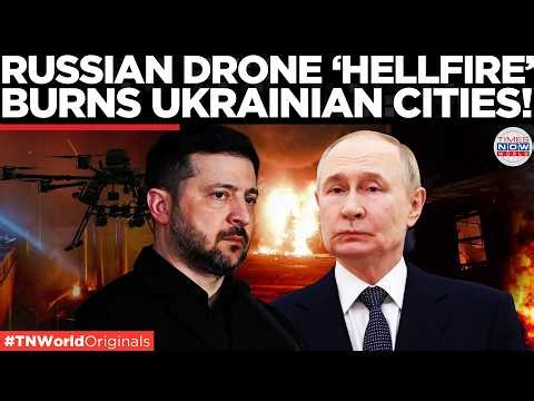 ODESA BURNING: Russia Hits Ukrainian Port & 140 Sites in Massive Overnight Strike! | Times Now World