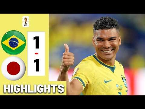 CASEMIRO GOAL! Brazil vs Japan 2-1 HIGHLIGHTS All Goals 2026