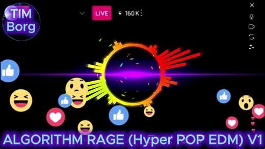 ALGORITHM RAGE - Original EDM Hyper POP Music Video - Tim Borg