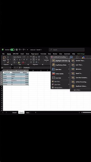 How to Use Conditional Formatting in Excel #shorts