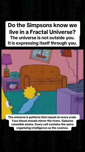 Exploring Fractal Reality in The Simpsons Animation
