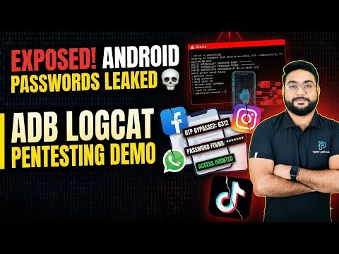 Most Android App Leaked Passwords & OTPs Bypass 💀 | ADB Logcat Pentesting Demo