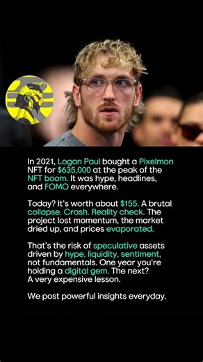 The $635,000 Mistake: Why Logan Paul’s NFT Crashed 99.9%