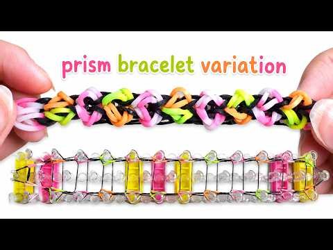 Prism Bracelet Variation | Easy Rainbow Loom Bracelet Tutorial for Beginners