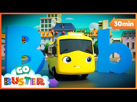 Go Buster Schoolbus ABCs! | Little Bus Kids Songs