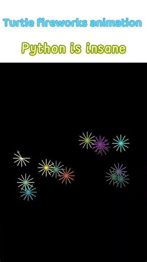 Simple python turtle animation #pythonprogramming #pythonturtlegraphics @CodeWithHarry